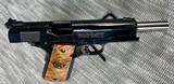 Colt National Match Royal Gold Cup .45 ACP — TALO Exclusive 1 of 300 — NMR122 — Royal Blue 1911 w/ Burl Display Case - Image 13 of 19
