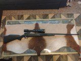 Weatherby Mark V Synthetic in .340 Weatherby Mag with scope, strap and ammo sleeve - 3 of 13