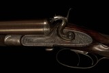 JD Dougall Damascus Sidelever Hammer SxS, 12ga/30