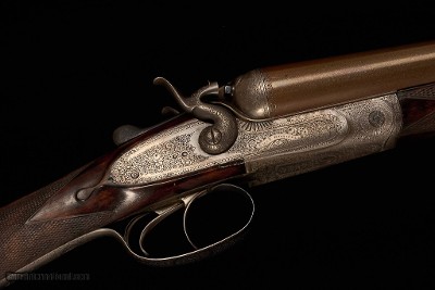 Charles Boswell 12 Bore Hammergun with 30” Damascus Barrels