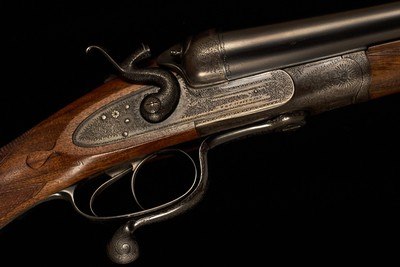 W & C. Scott & Son 12 Bore Pigeon Hammergun with 32