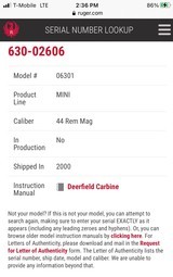 Ruger Model 99/44 Deerfield Carbine **Excellent Condition** - 14 of 15