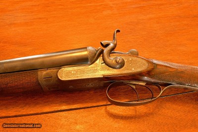 Joseph Lang 12 bore Double Hammergun- Image 7 of 15