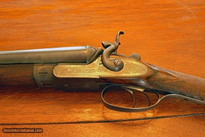 Joseph Lang 12 bore Double Hammergun- Image 3 of 15