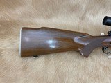 WINCHESTER 70 Pre 64 .308 FEATHERWEIGHT with Vintage scope and mounts - 2 of 12
