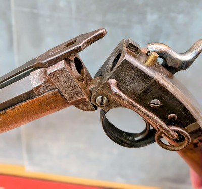 Civil War Smith Cavalry Carbine – LFR Barrel Stamp -JH Cartouche – American Machine Works Springfield Mass – Matching Numbers - Image 8 of 14