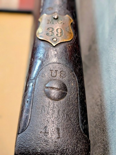 U.S. Springfield Model 1863/1869 Trapdoor Rifle with Original Massachusetts Guard Marking - Image 4 of 15