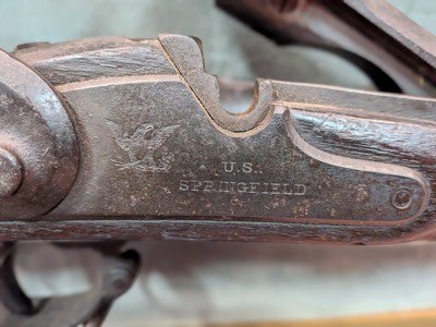 U.S. Springfield Model 1863/1869 Trapdoor Rifle with Original Massachusetts Guard Marking - Image 12 of 15