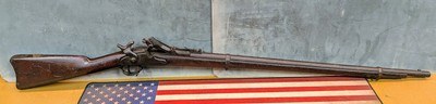 U.S. Springfield Model 1863/1869 Trapdoor Rifle with Original Massachusetts Guard Marking - Image 2 of 15
