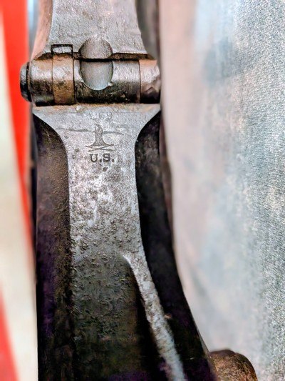U.S. Springfield Model 1863/1869 Trapdoor Rifle with Original Massachusetts Guard Marking - Image 10 of 15