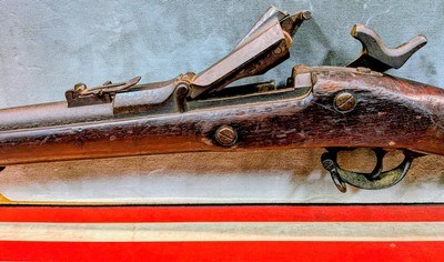 U.S. Springfield Model 1863/1869 Trapdoor Rifle with Original Massachusetts Guard Marking - Image 11 of 15