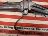 Antique Sharps Rifle, Patchbox Stock, Cartridge Box and Period Cartridges - Image 12 of 15