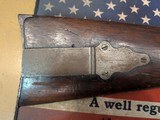 Antique Sharps Rifle, Patchbox Stock, Cartridge Box and Period Cartridges - Image 10 of 15