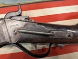 Antique Sharps Rifle, Patchbox Stock, Cartridge Box and Period Cartridges - Image 11 of 15
