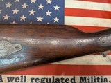 Antique Sharps Rifle, Patchbox Stock, Cartridge Box and Period Cartridges - Image 3 of 15