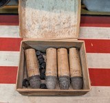 Antique Sharps Rifle, Patchbox Stock, Cartridge Box and Period Cartridges - Image 15 of 15