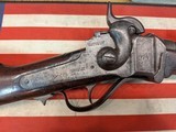 Antique Sharps Rifle, Patchbox Stock, Cartridge Box and Period Cartridges - Image 4 of 15