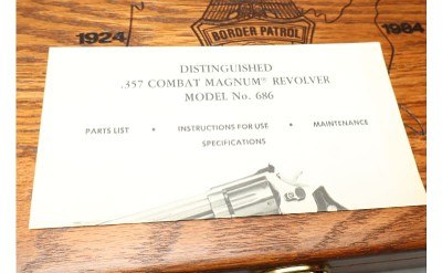 Smith & Wesson ~ 686 U.S. Border Patrol ~ .357 Magnum - Image 5 of 5