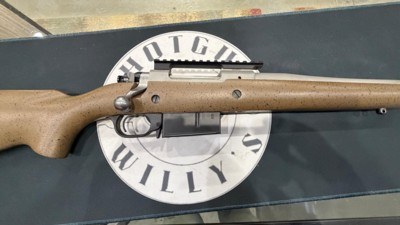 Ruger M77 Hawkeye 6.5 PRC – Stainless / Brown Laminate – Threaded Barrel w/ Brake