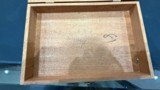 Smith & Wesson Presentation Case – Blue Velvet Lined Wooden Box – For Revolver Display - 3 of 4