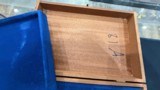 Smith & Wesson Presentation Case – Blue Velvet Lined Wooden Box – For Revolver Display - 2 of 4