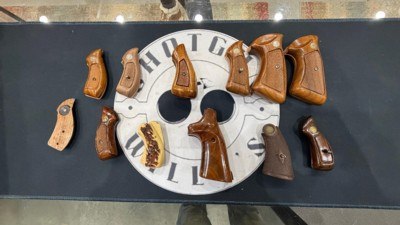 Smith & Wesson J-Frame Grips – Factory & Aftermarket – Mixed Woods and Styles