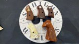 Lot of 5 Colt Revolver Grips – Factory & Aftermarket – Python / Detective Special / D-Frame / E-Frame