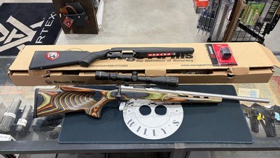 Savage B.MAG .17 WSM Bolt-Action Rifle – Boyd’s Thumbhole Stock – Original Box & Stock – 2 Magazines