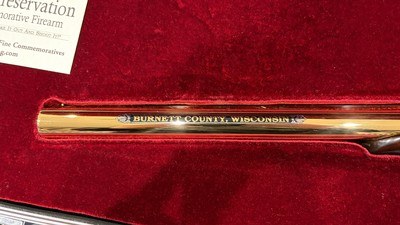 Burnett County, Wisconsin Commemorative 4-Gun Set – A&A Engraving (Rapid City, SD) – Complete w/ Letters/Certificates – $16,000 - Image 7 of 25