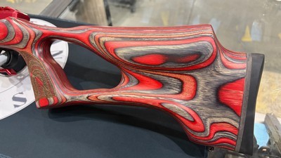 Tactical Solutions X-Ring .22LR Rifle – Custom Red Laminate Thumbhole Stock – Lightweight Threaded Barrel - Image 6 of 8
