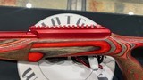 Tactical Solutions X-Ring .22LR Rifle – Custom Red Laminate Thumbhole Stock – Lightweight Threaded Barrel - Image 7 of 8