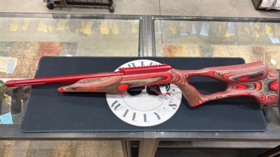 Tactical Solutions X-Ring .22LR Rifle – Custom Red Laminate Thumbhole Stock – Lightweight Threaded Barrel - Image 5 of 8