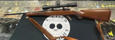 Ruger M77 Tang Safety Bolt Action Rifle – .270 Win – Walnut Stock – Scoped - Image 1 of 12