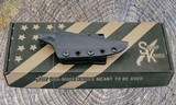 Stroup Knives Bravo 5 Fixed Blade Knife 1095 HC Steel Rosewood Handle - Image 6 of 6