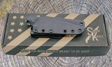 Stroup Knives TU2 Fixed Blade Knife 1095 HC Steel Rosewood Handle - Image 6 of 6