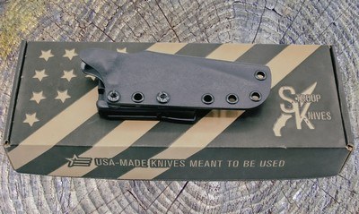 Stroup Knives TU2 Fixed Blade Knife 1095 HC Steel Rosewood Handle - Image 6 of 6