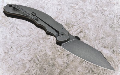 Bastinelli Creations Big Dragotech Framelock Folding Knife - Image 3 of 6