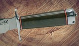 Blackjack Classic Model 7 Fixed Blade, Green Canvas Micarta Handles, BCB7GM - 6 of 6