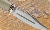 Bark River Gladstone Hunter Green Micarta- 4.25" Clip Point Blade- W/Sheath-New - Image 2 of 5