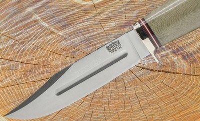 Bark River Gladstone Hunter Green Micarta- 4.25" Clip Point Blade- W/Sheath-New - Image 4 of 5