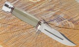Bark River Gladstone Hunter Green Micarta- 4.25" Clip Point Blade- W/Sheath-New - Image 1 of 5