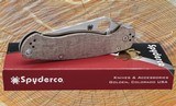 Spyderco Para Military 2 Brn Micarta Handles CPM Cru-Wear Steel Blade - C81MPCW2 - Image 7 of 7