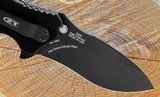 ZT Zero Tolerance 0350BG Black Grey Ken Onion Flipper Knife Knife-S30V Steel-USA - Image 4 of 7