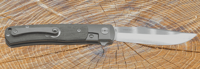 Boker TRPPR Framelock knife 3.19"- MagnaCut Blade,Titanium Bolster,Green Micarta - Image 3 of 4