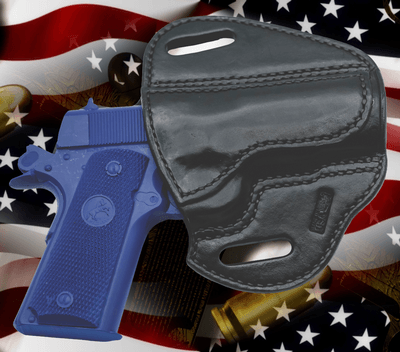 Custom Hand-made Vegetable Tanned Cowhide Holster for a 4 1/4