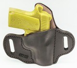 Custom Hand-made HorsehideBeltHolster for a Kimber Micro 9 Pistol - Image 1 of 2