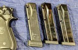 Beretta 92FS 9mm Pistol with 4 Mags (1 Extended), The Legendary Sidearm, Made in Italy - 6 of 9