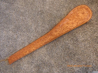 Tooled Leather gun case for Winchester 94