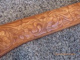 Tooled Leather gun case for Winchester 94 - 5 of 6