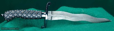 Ronald A. Frazier. Custom Damascus dagger
